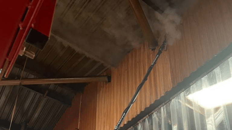 steam cleaning steam cleaner commercial uk Dust extraction along timber ceiling beams using long vacuum pole