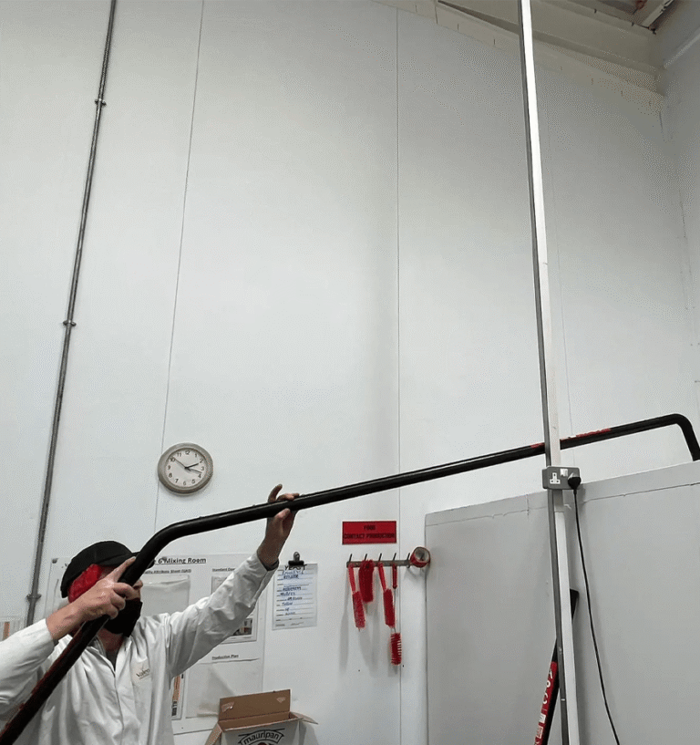 image showing industrial hygiene protocols being carried out