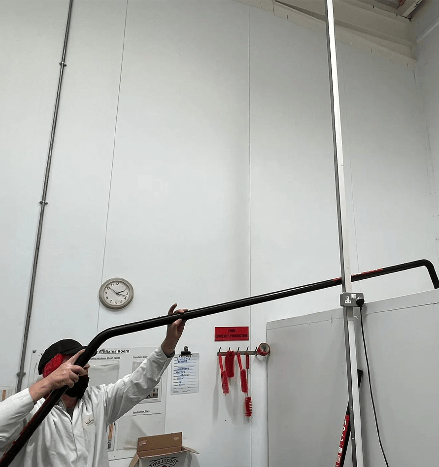 image showing industrial hygiene protocols being carried out