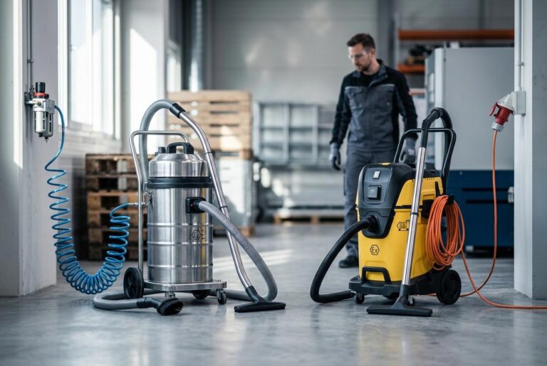 Featured image for Airline vs Electric ATEX Vacuums: Which Is Safer?