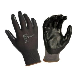 Supreme TTF Amazing Black Nitrile Palm Safety Gloves - Image 1