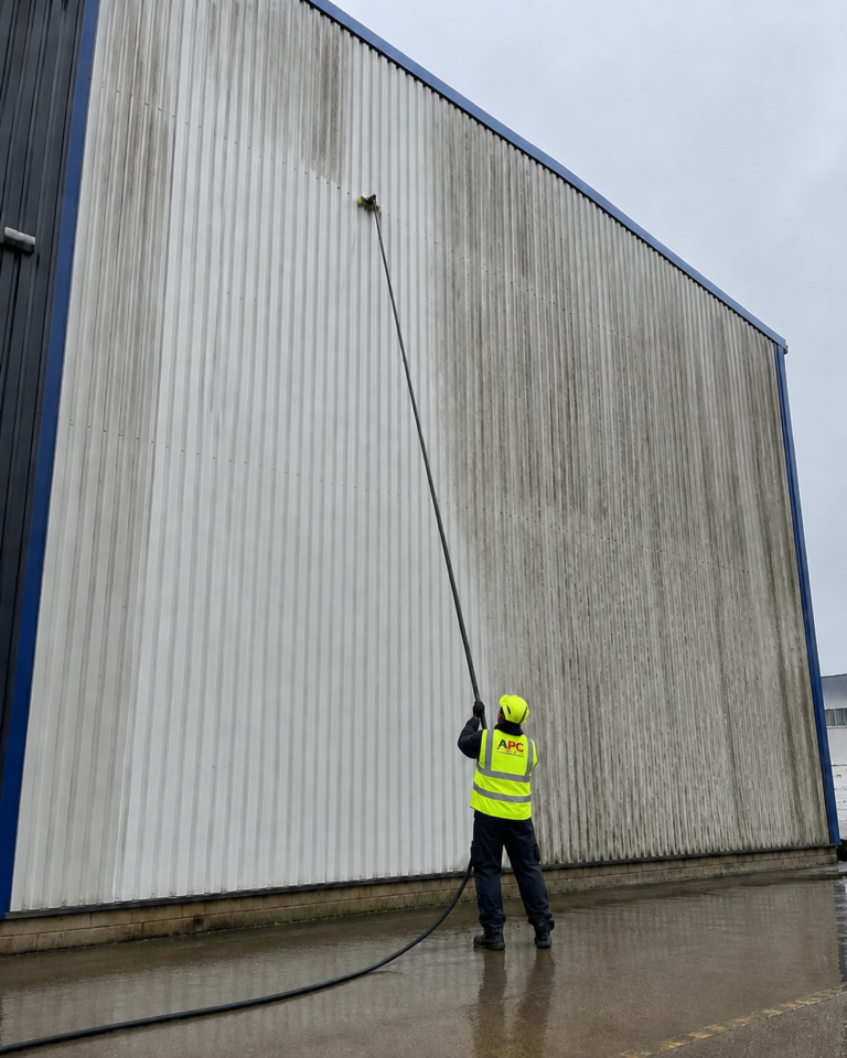 industrial cladding cleaning
